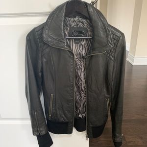Mackage leather jacket size xs